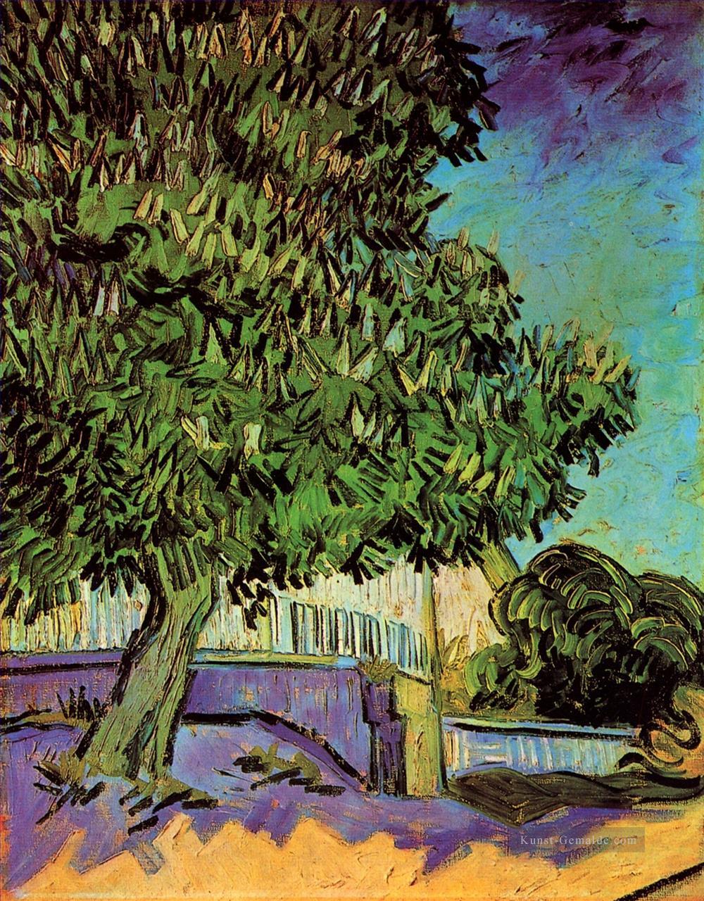 Kastanienbaum in der Blüte Vincent van Gogh Ölgemälde